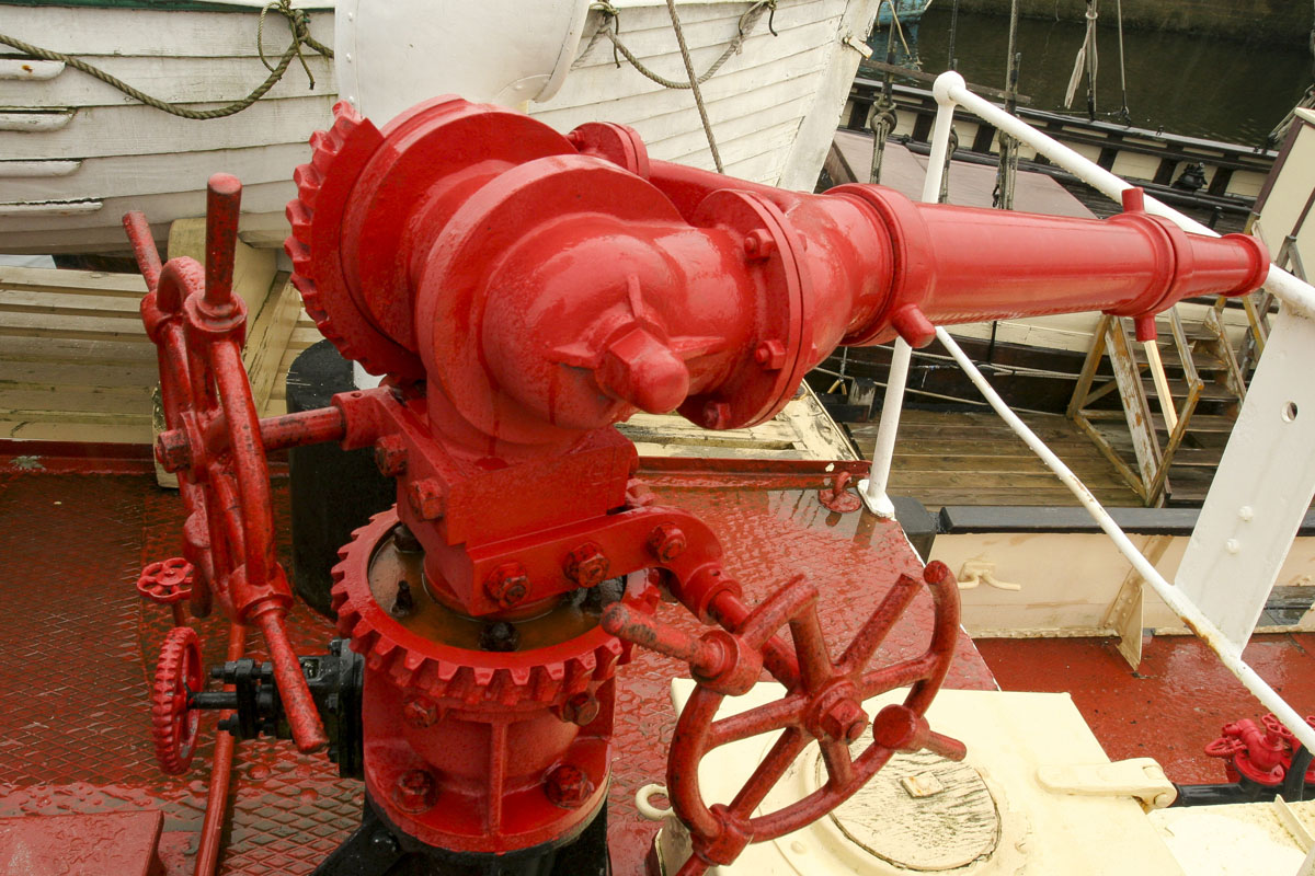Maintenance of fire equipment for ships